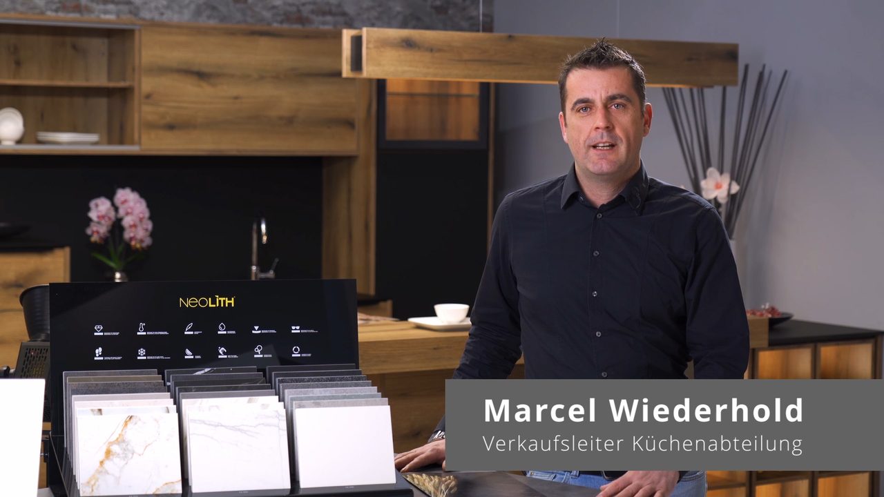 Marcel Wiederhold im Küchenstudio